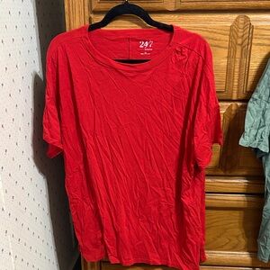 Maurices Red Short Sleeve Tee
